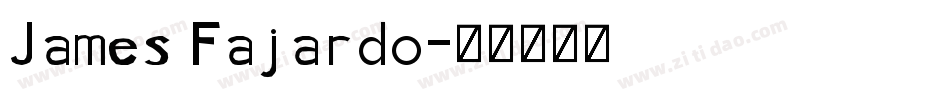 James Fajardo字体转换